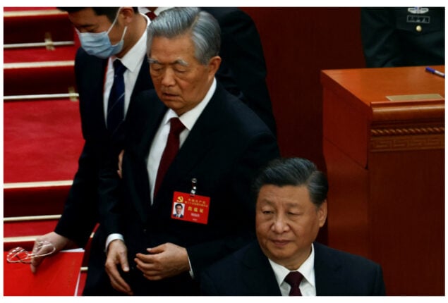 Chinese Ex leader Hu Jintao Forced to out from Communist Party