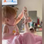 Viral video: Cat loves playing with little baby toy