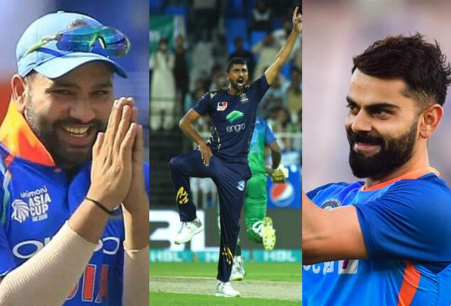 Rohit Sharma and Virat Kohli are impressed by Irfan Jr.’s quick bowling