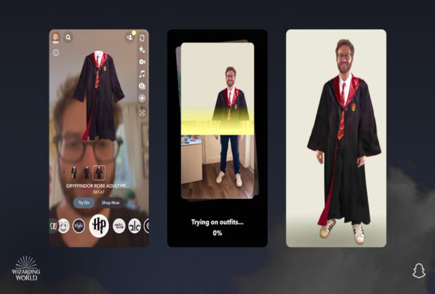 Snapchat adds virtual try-on and buying of Halloween outfits