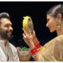 Mouni Roy poses alongside ‘her happy place’ as she celebrates first Karwa Chauth after marriage