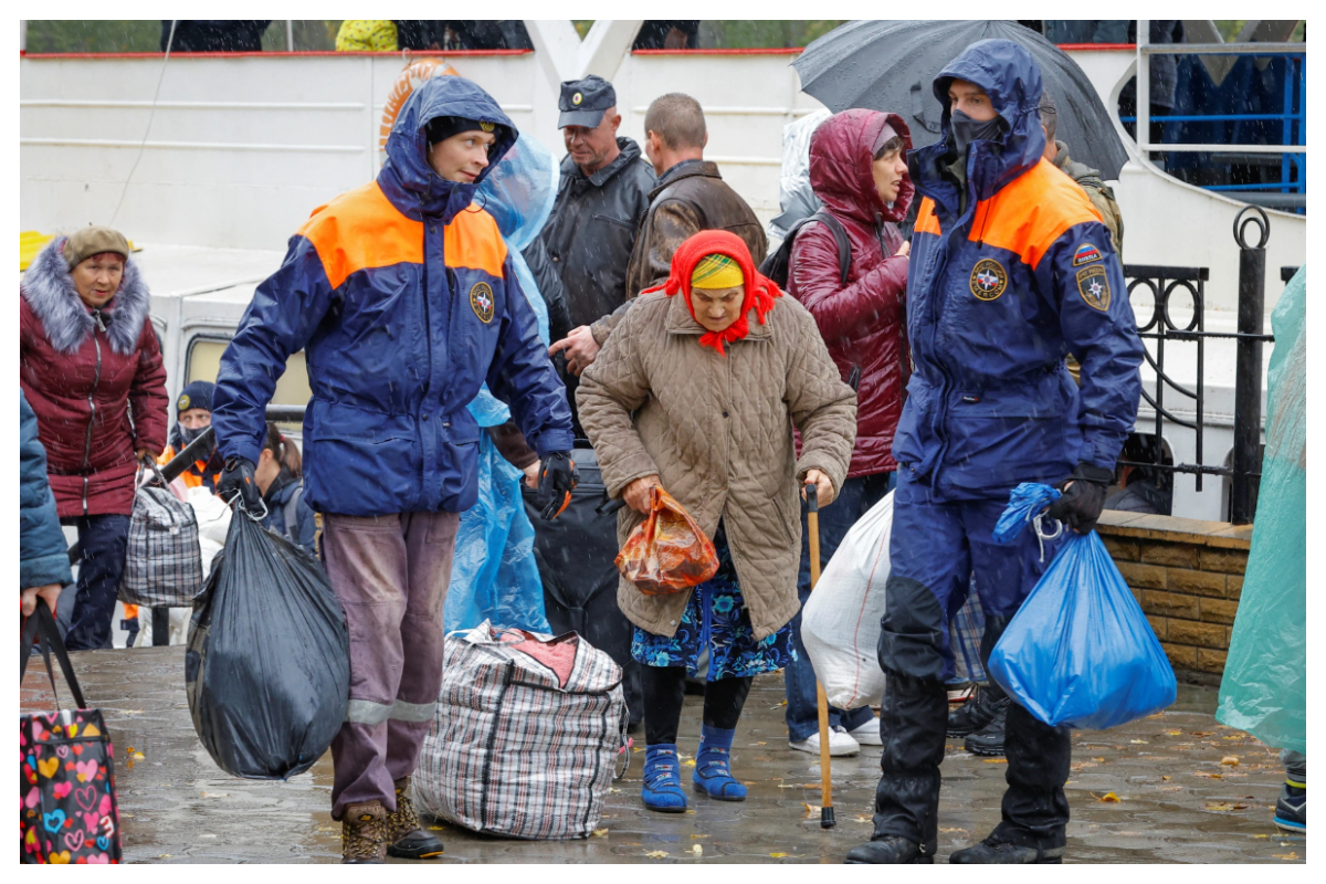 Around 70,000 citizens evacuates Kherson region in recent days