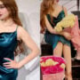 TikTok star Fatima Tahir bold pictures in silk gown goes viral