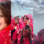 Zara Noor Abbas enjoys Niagara Falls with her buddies