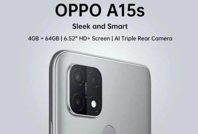 Oppo A15s Price In Pakistan & large battery