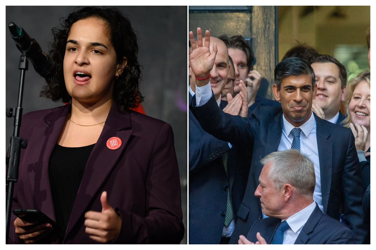 Labour orders MP Nadia Whittome to remove Rishi Sunak tweet