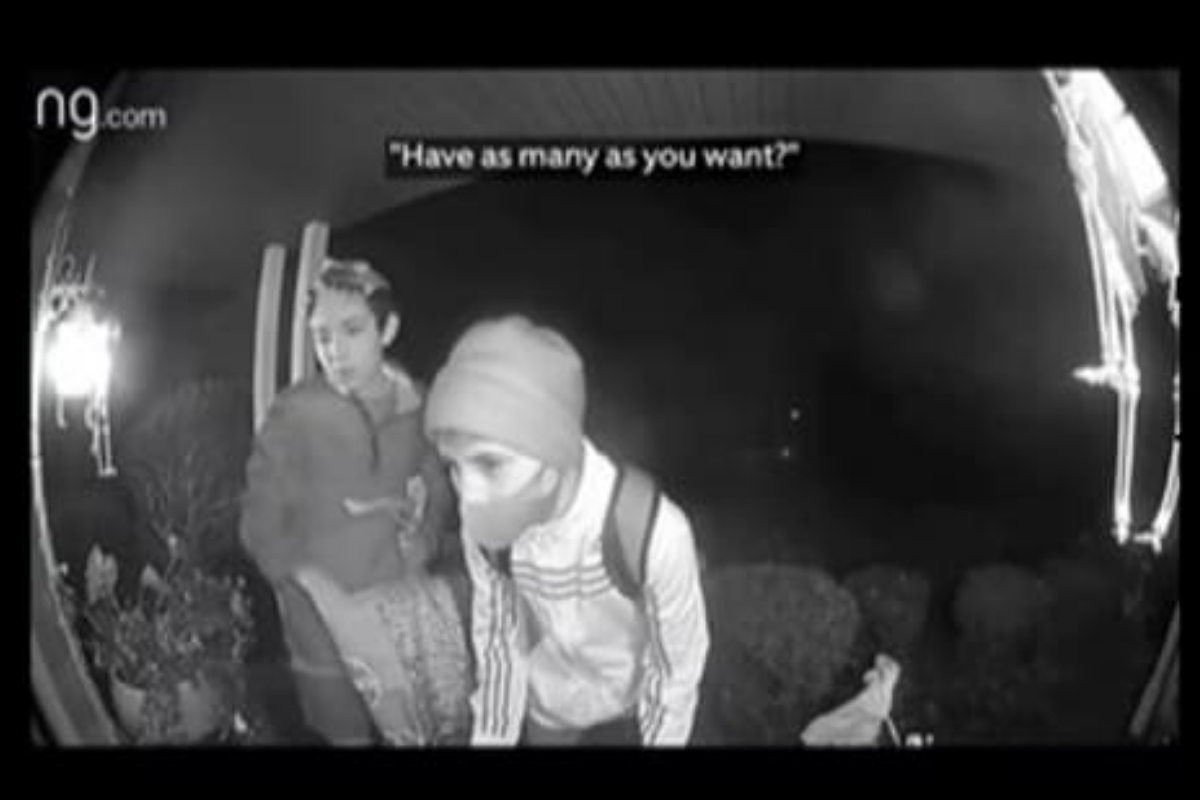 Teen surprise woman