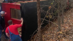 Horror train crash at theme park puts several visitors to hospital