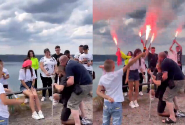 Ukrainian specially-abled defender proposes to girlfriend