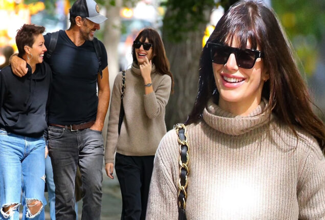 Camila Morrone spotted with her father Maximo in New York City