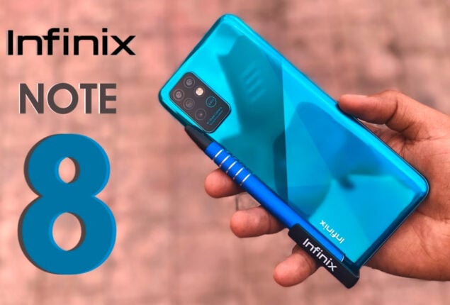 Infinix Note 8 price in Pakistan with HD + screen quality