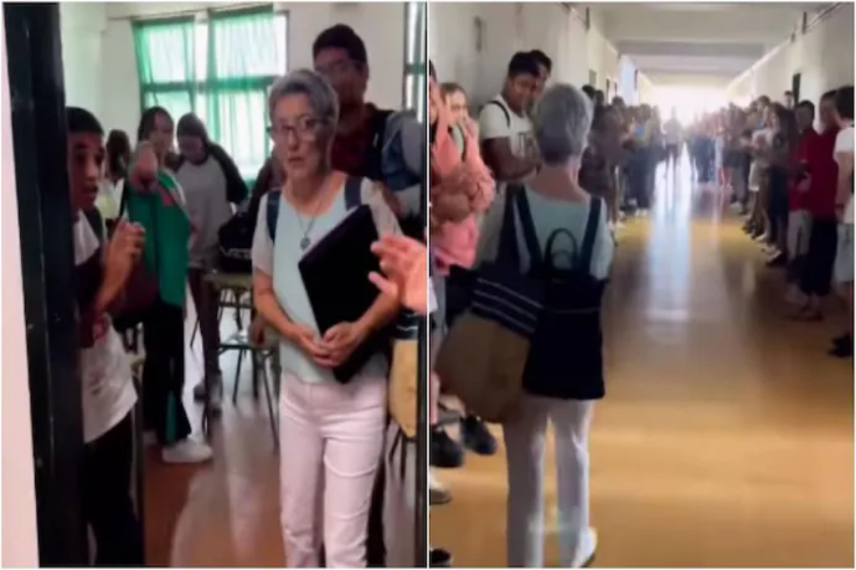 Teacher retires