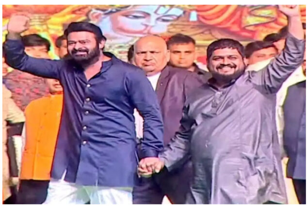 Prabhas and Om Raut celebrate Dussehra TOGETHER
