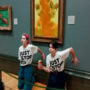 WATCH: Climate activists throw tomato soup onto the iconic “Sunflowers” artwork