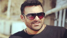 Shamoon Abbasi barely avoids car crash on motorway