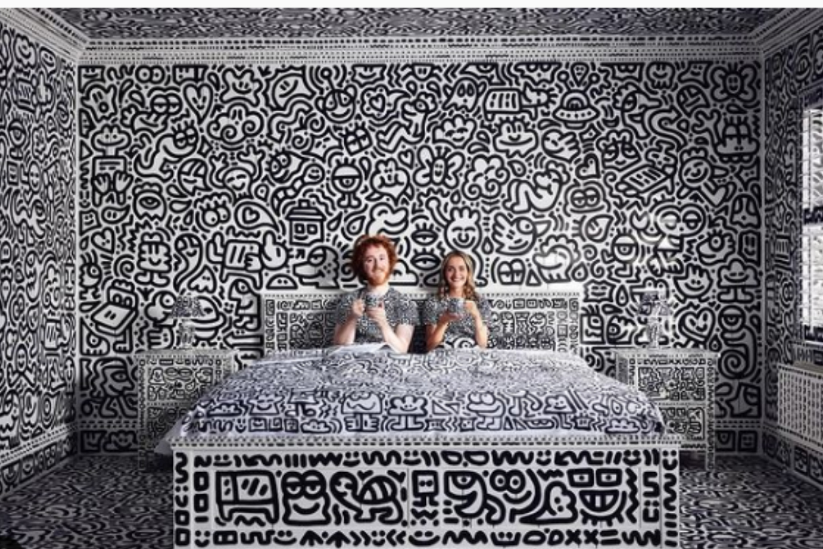 British Artist doodles