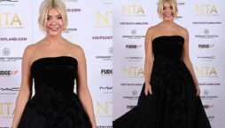 Holly Willoughby leads red carpet with her beautiful smile