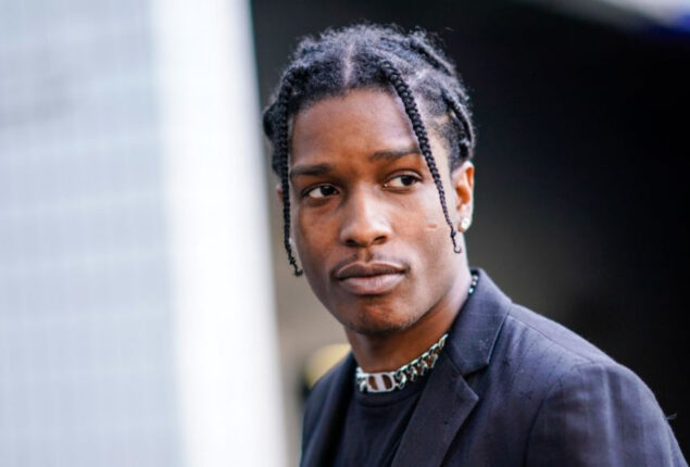 Rihanna wears slit gown for A$AP West Hollywood celebrates Rocky’s 34th birthday