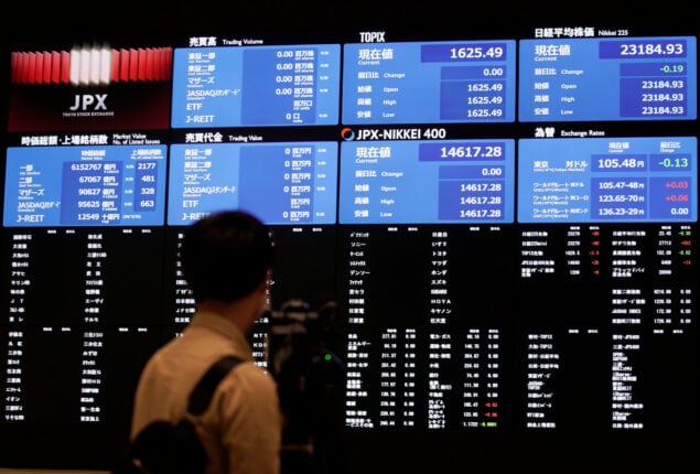 Tokyo stock market opens sharply higher after Wall Street rally