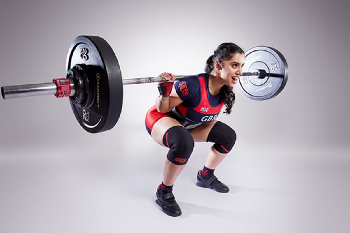 Champion powerlifter