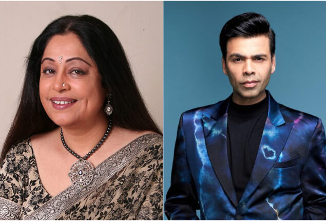 Kirron Kher calls Karan Johar “anarkali” at Diwali party