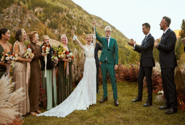 James Gunn tied knot with actor Jennifer Holland last week
