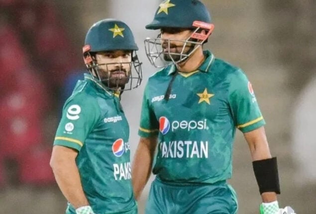 What position do Mohammad Rizwan & Babar Azam hold in ICC T20I rankings?