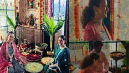 Kangana Ranaut celebrates Diwali with full zeal