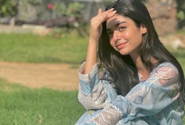 Noor Zafar Khan wows in a beautiful sky blue dress