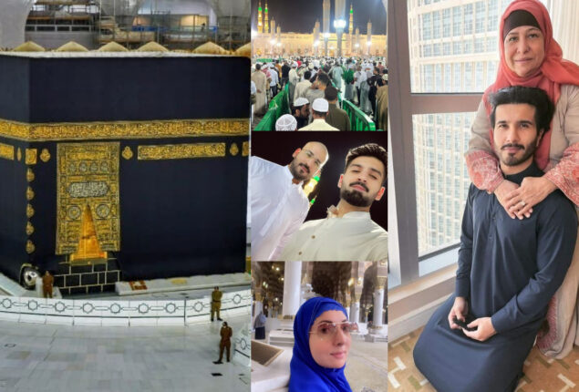 Celebrity visits Makkah and Madina on 12th of Rabbi Ul Awal