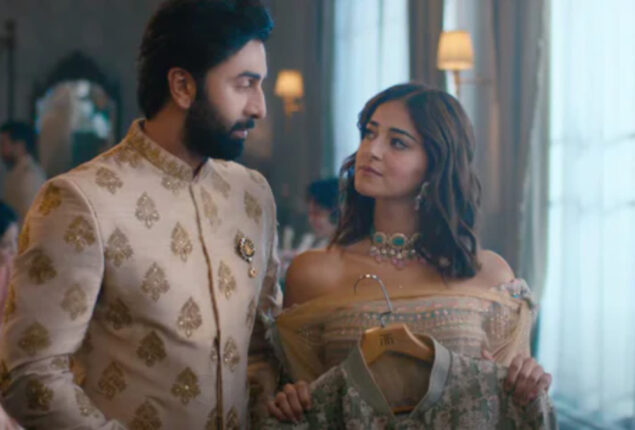 Ranbir Kapoor stars with Ananya Panday star in a romantic ad