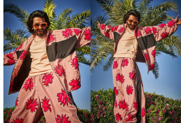 Ranveer Singh picks a quirky floral printed co-ord set