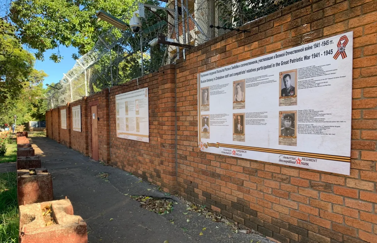 Man dies outside Russian embassy in Zimbabwe