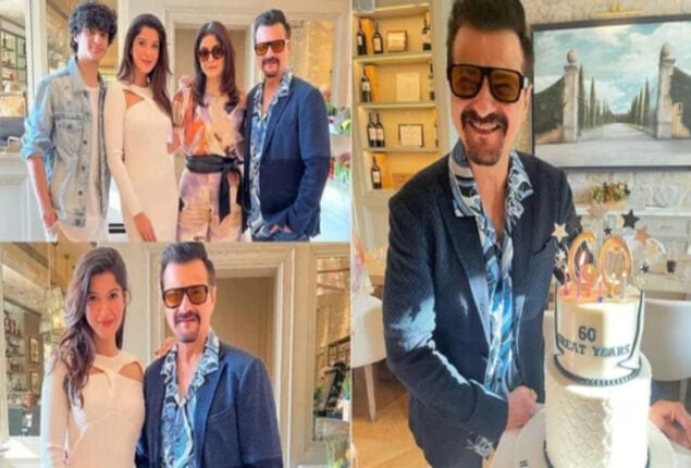 Shanaya Kapoor wish Sanjay Kapoor on his birthday with pictures