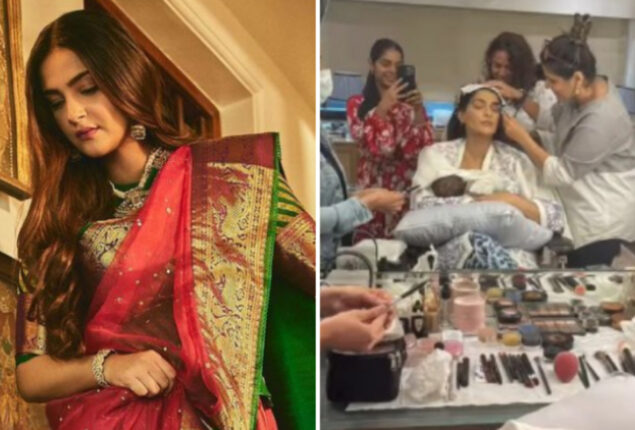 Sonam Kapoor full fills mom duties for son Vayu Kapoor