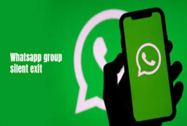 WhatsApp Users can now exit group without anyone knowing