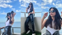 Yashma Gill is epitome of winter fashion in leather pants
