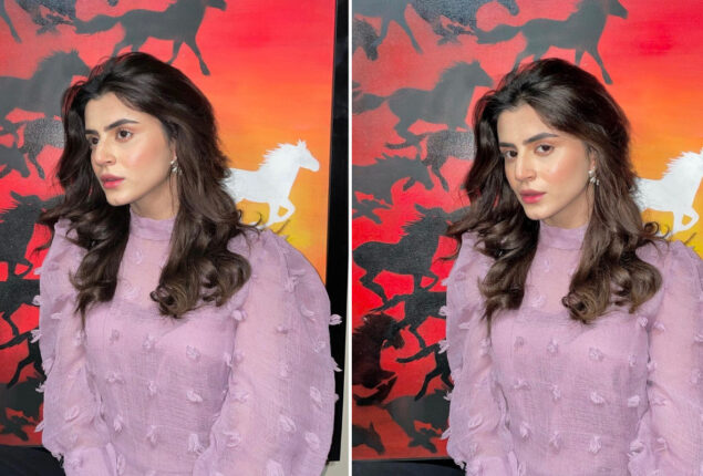 Zubab Rana looks beautiful in purple