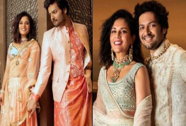 Ali Fazal and Richa Chadha’s wedding pics reveal couple looking radiant