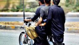 Pillion riding Karachi