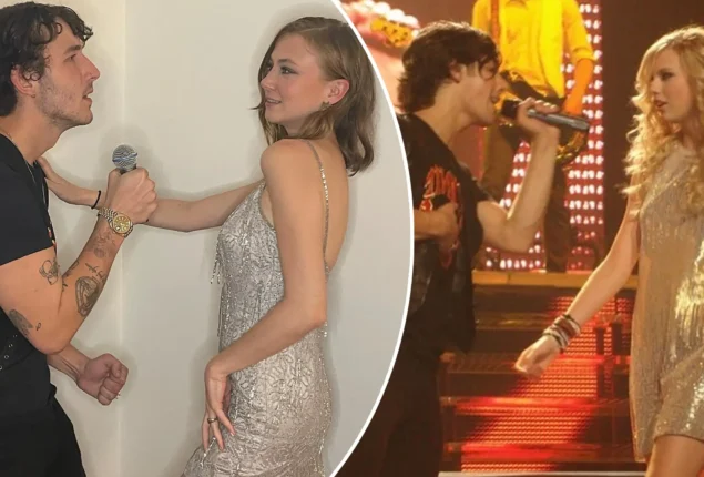 Frankie Jonas and girlfriend Troll dresses up as Joe Jonas and Taylor Swift