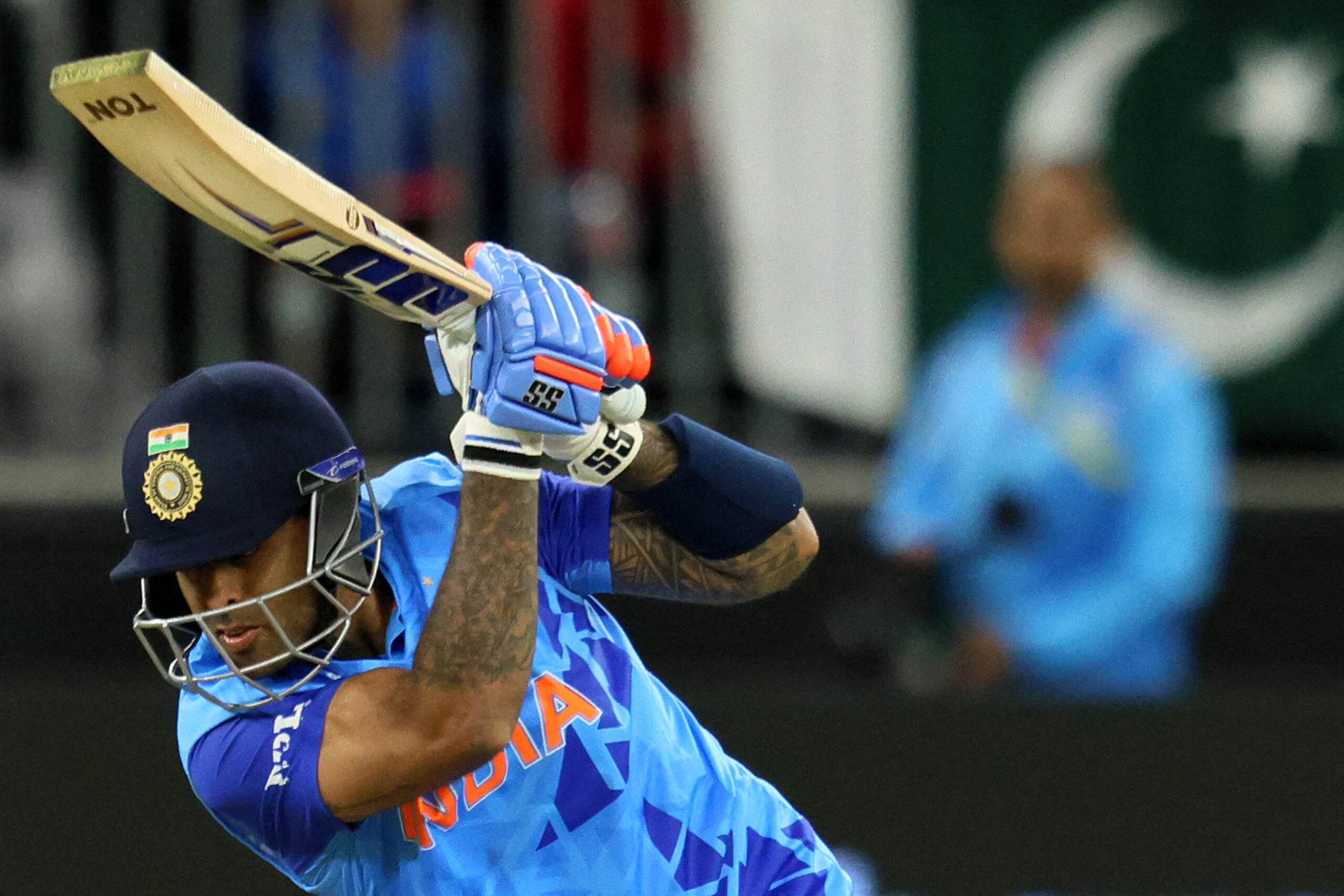 Suryakumar Yadav scored 68 runs off of 40 balls, which contributed to India's 133 for 9 score against South Africa in Perth.