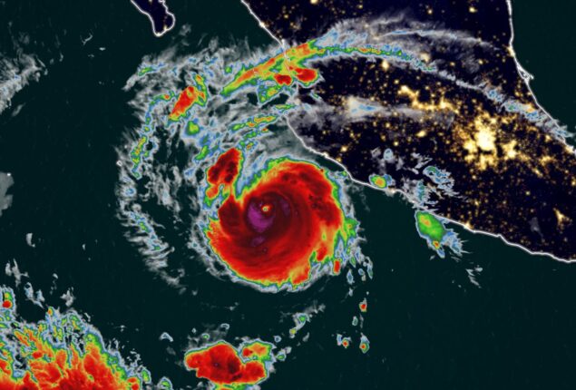 Typhoon Roslyn makes landfall in Mexico, possibly bringing ‘perilous’ conditions