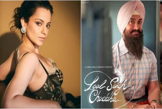 Kangana Ranaut credits Laal Singh Chaddha’s failure to Aamir Khan