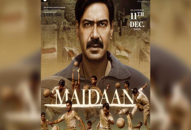 Maidaan, a biographical sports movie starring Ajay Devgn, will be released on February 17