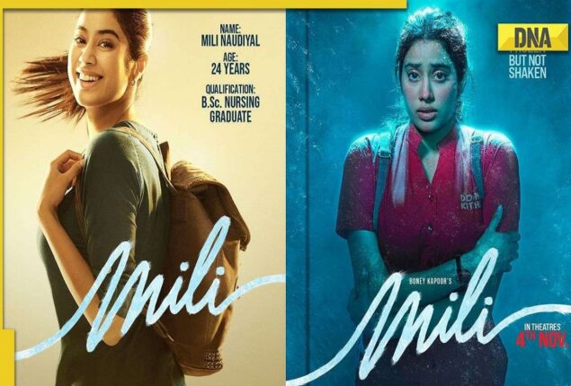 Mili First Look: Janhvi Kapoor plays a nurse in this survival thriller