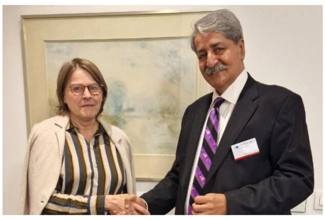 Commerce Minister briefs VP EU Parliament on climate-induced floods