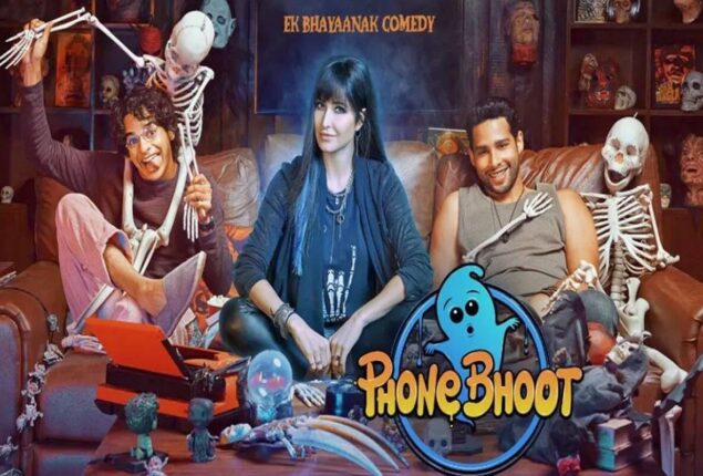 Phone Bhoot: Katrina Kaif stops Siddhant Chaturvedi and Ishaan Khatter on their way to a ‘fun ride’