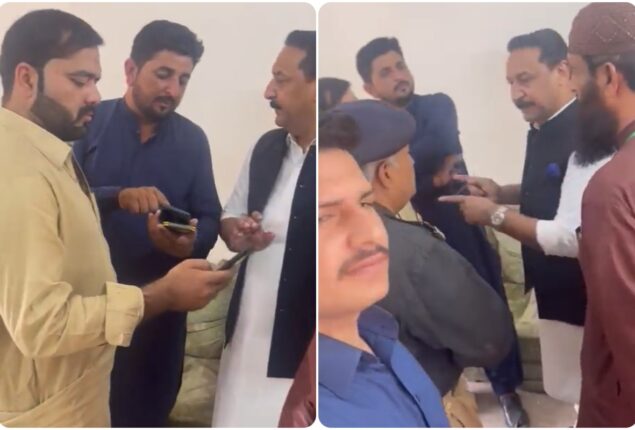 PTI leader finds suspicious persons with presiding officers in NA-237