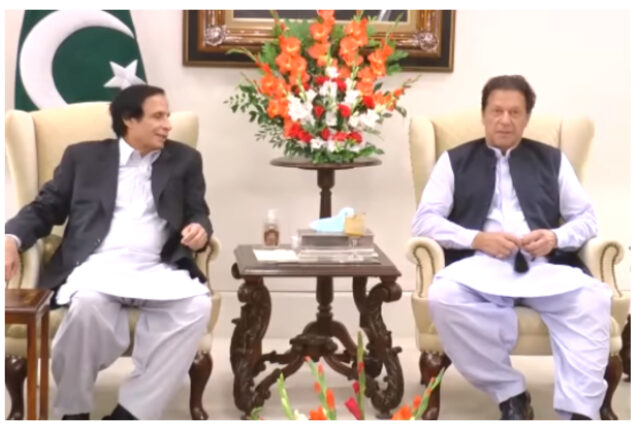 Imran Khan, CM Punjab Elahi discuss PTI long march